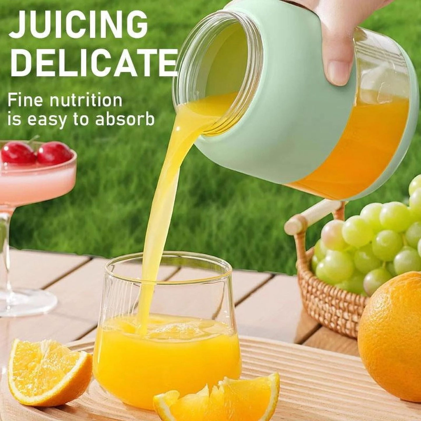 Naturawhirl™ Electric Portable Juice Blender – BPA-Free Smoothie Maker